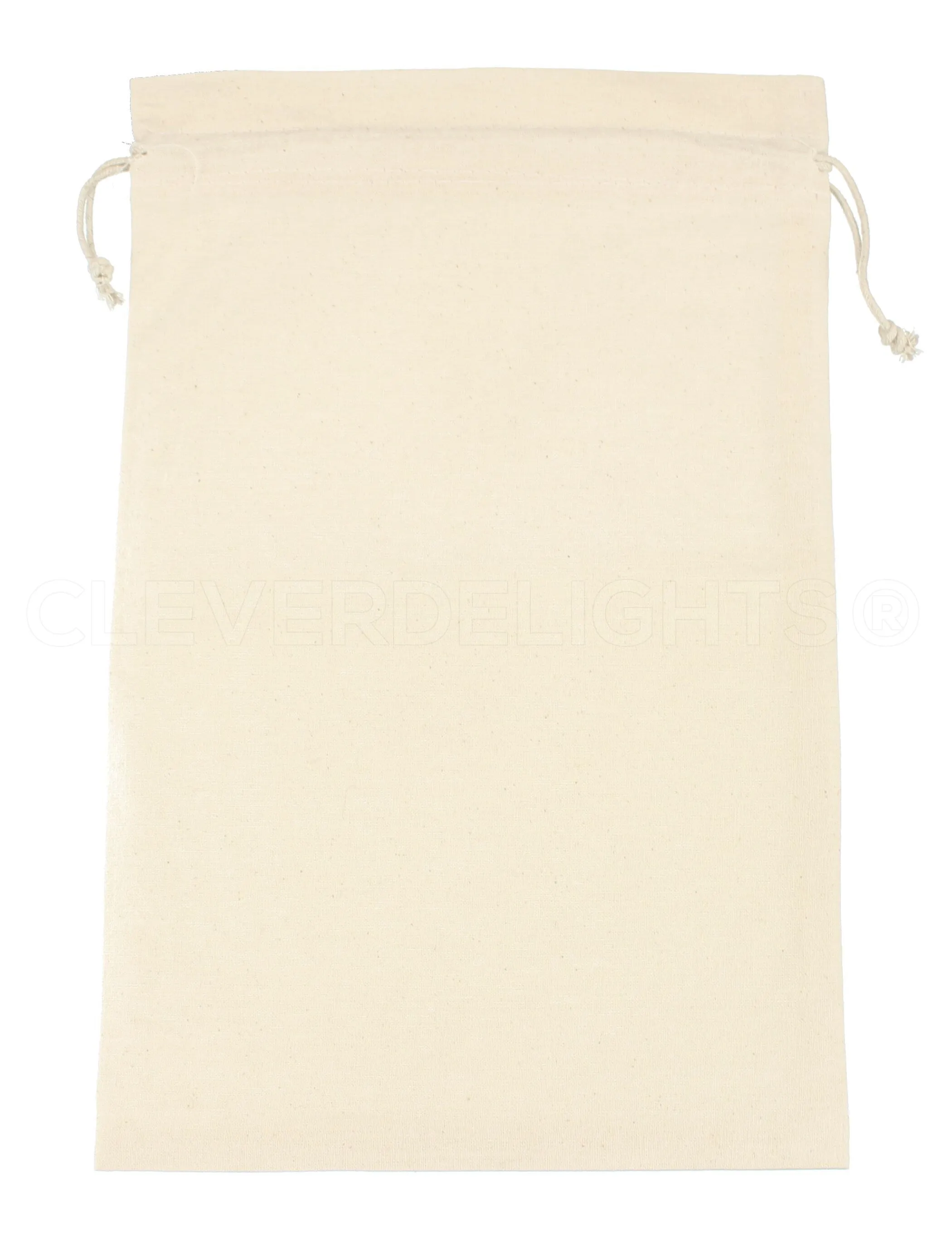 100 Pk - 8" x 12" Cotton Muslin Bags - Premium 100% Cotton Drawstring Sack - Reusable Eco-Friendly Biodegradable Party Favor Gift Bag - 8x12