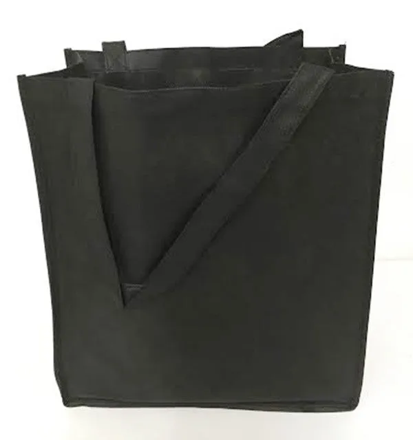 15" Medium Size Non Woven Grocery Tote Bag w/Gusset - GN28