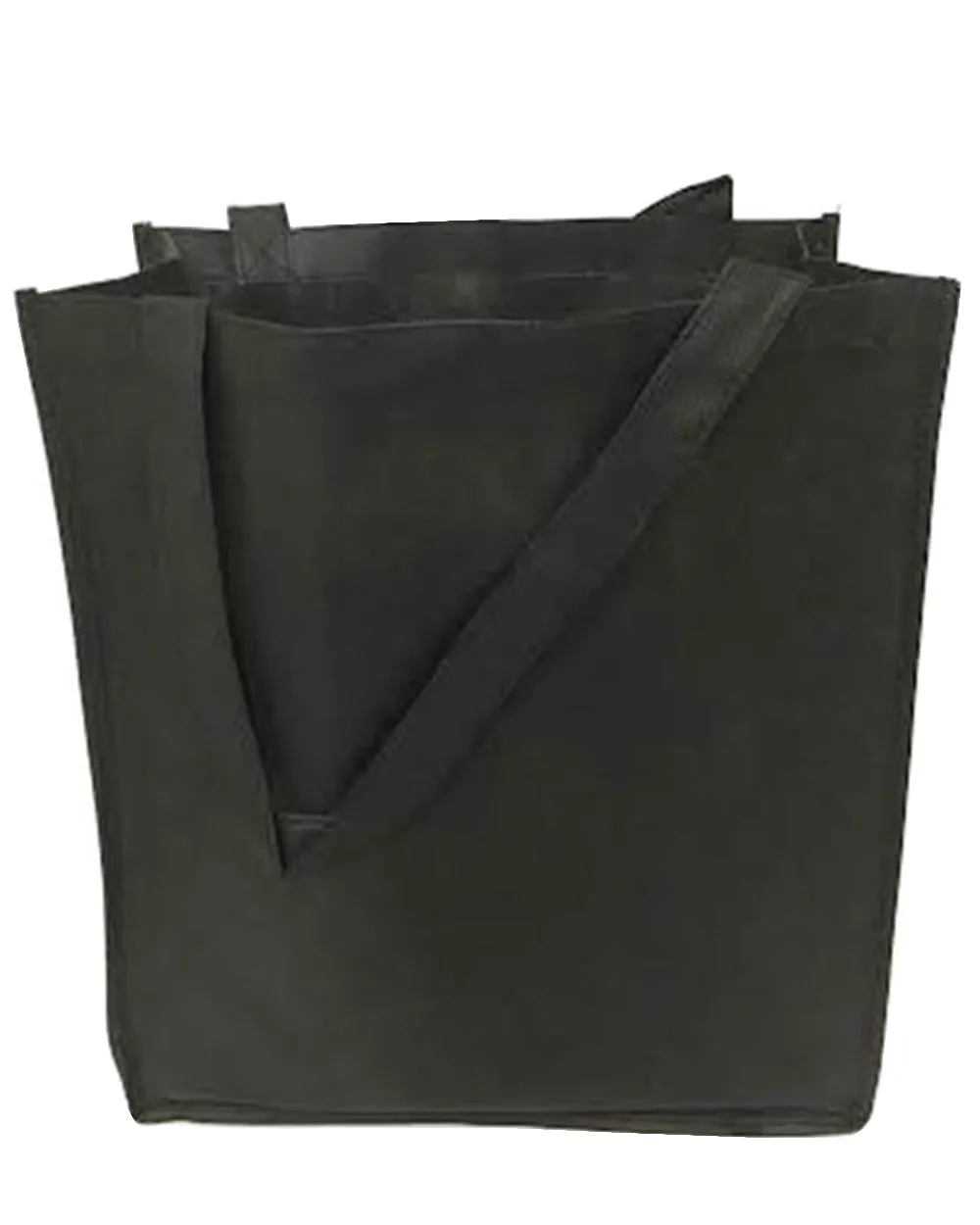 15" Medium Size Non Woven Grocery Tote Bag w/Gusset - GN28