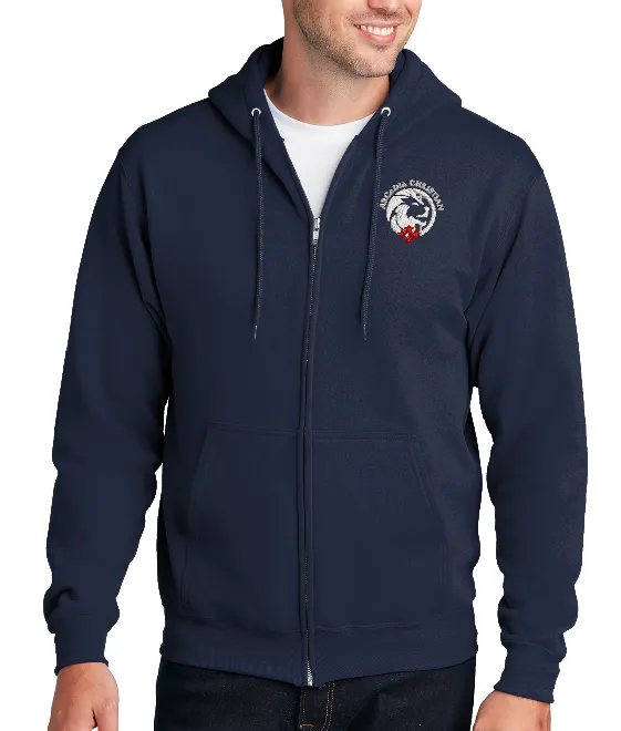 ACS Lions - Zip Up Hoodie with Left Chest Embroidery