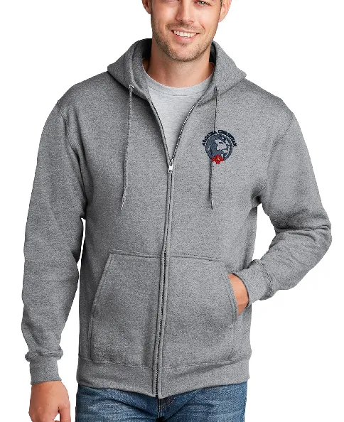 ACS Lions - Zip Up Hoodie with Left Chest Embroidery