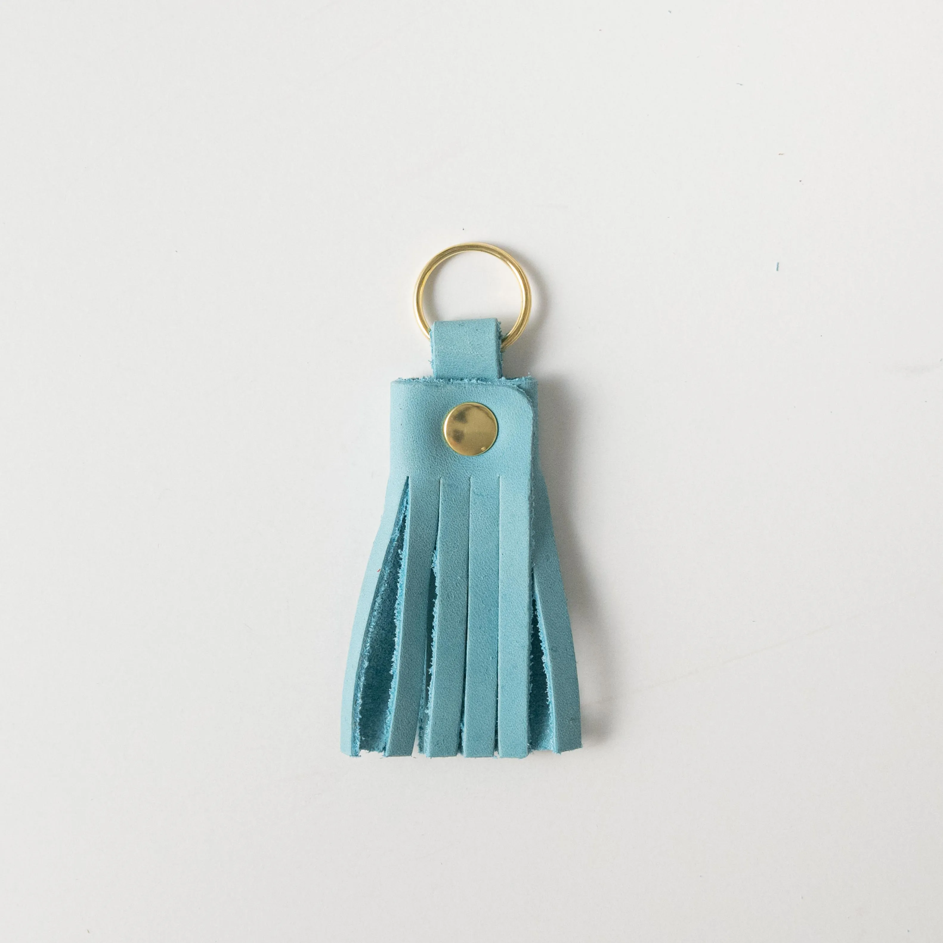 Aegean Blue Tassel Keychain