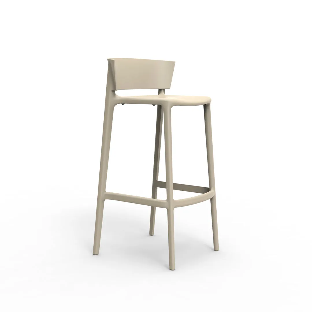 Africa Bar Stool (Set of 4) - Modern Patio Furniture