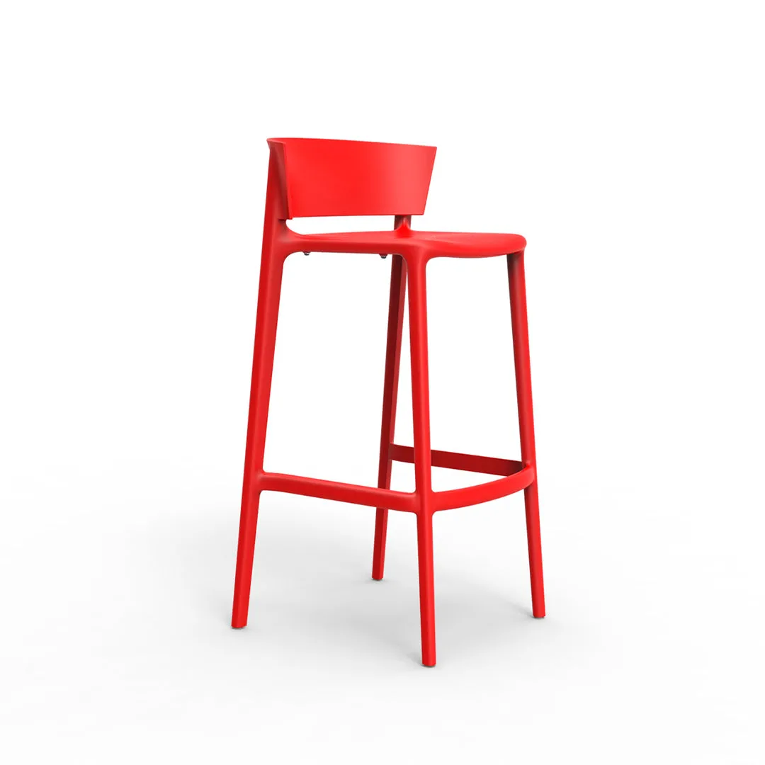 Africa Bar Stool (Set of 4) - Modern Patio Furniture