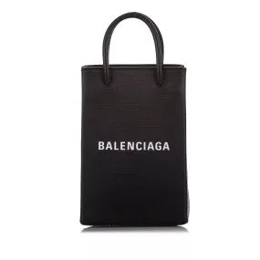 Balenciaga Shopping Phone Holder (SHG-rtJ8bu)