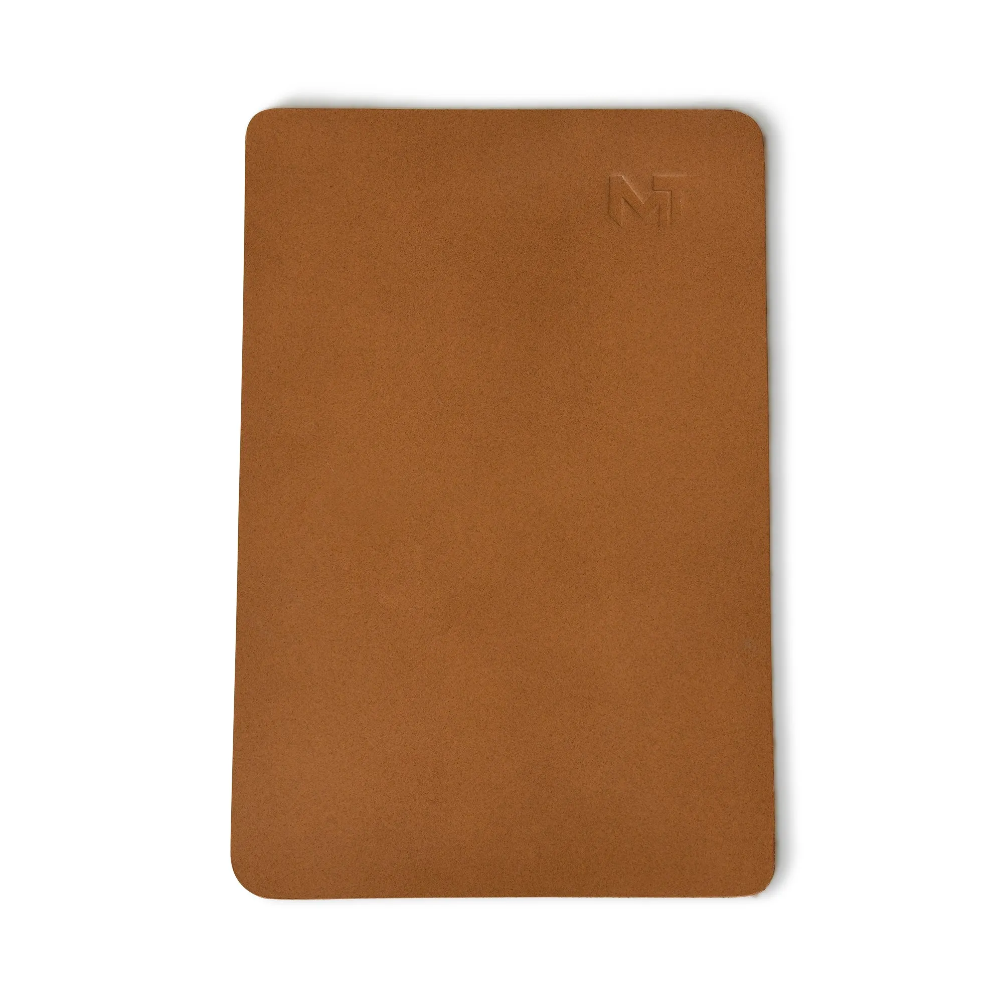 Caramel Luxe Leather Desk Mat   Mouse Pad