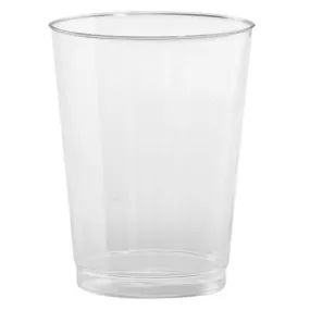 Clear Deluxe Plastic 10oz Tumbler