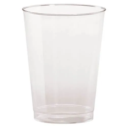 Clear Deluxe Plastic 8oz Tall Tumbler