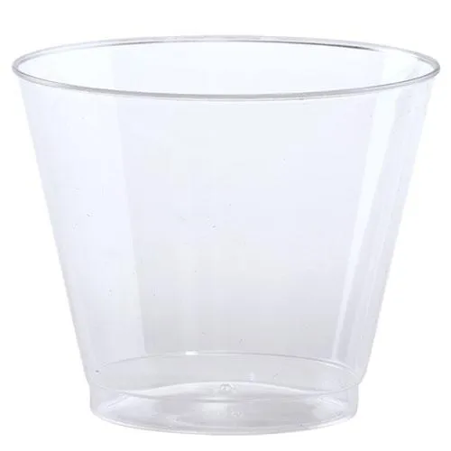 Clear Deluxe Plastic 9oz Old Fashioned Tumbler