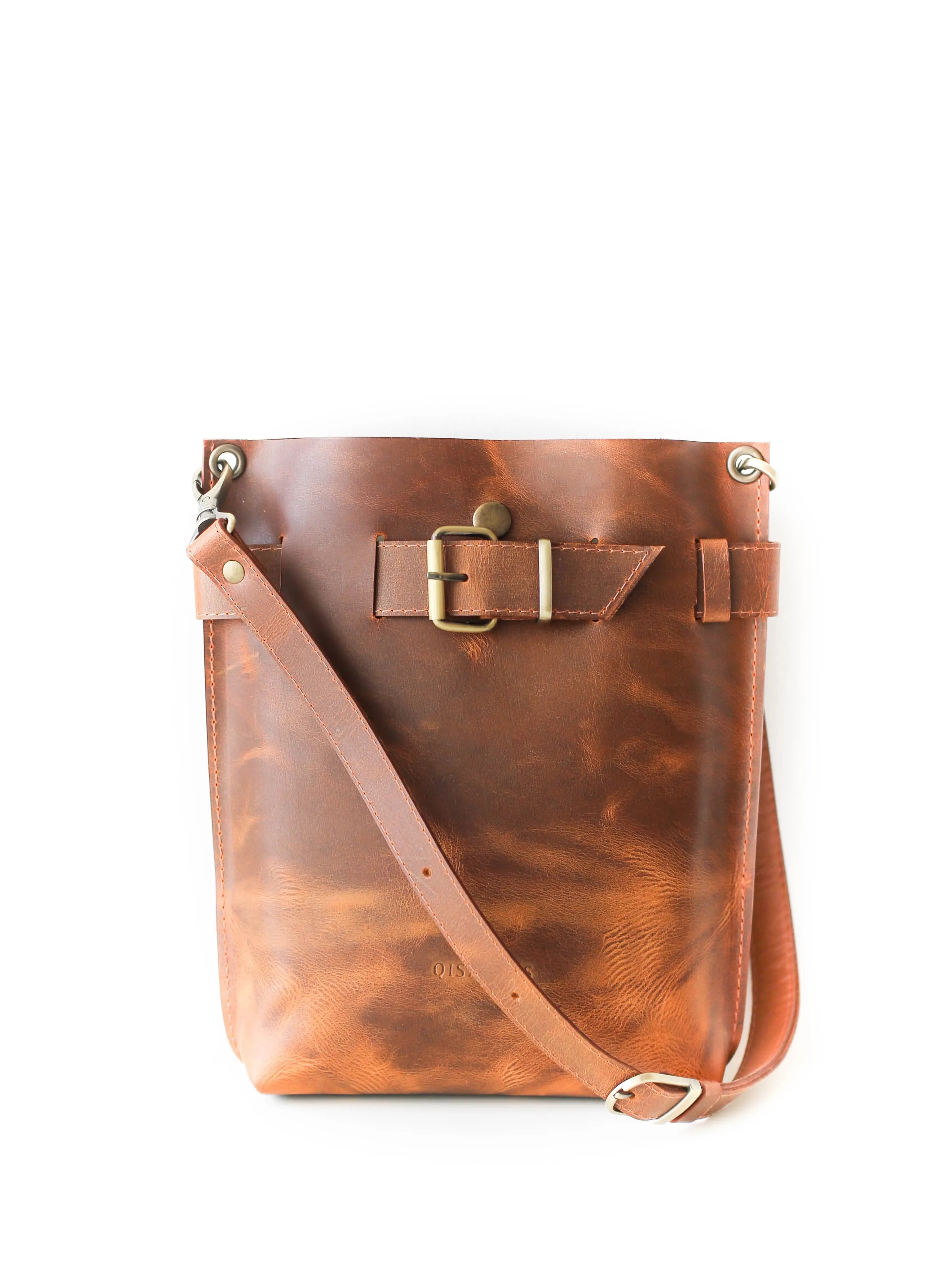 Coffee Brown Leather Bag