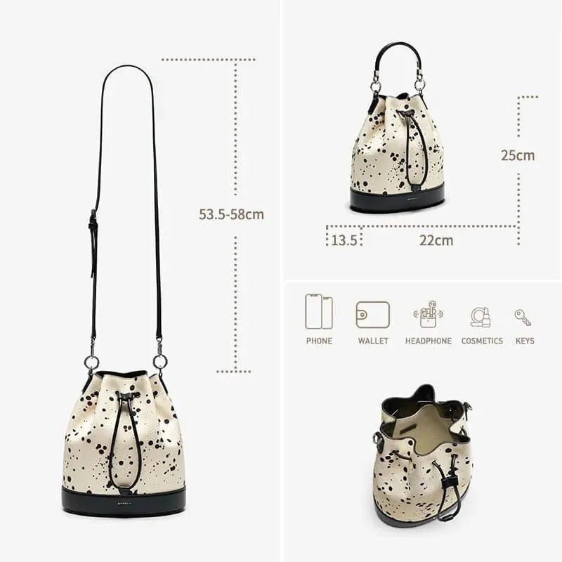 Designer Leather Bucket Bags