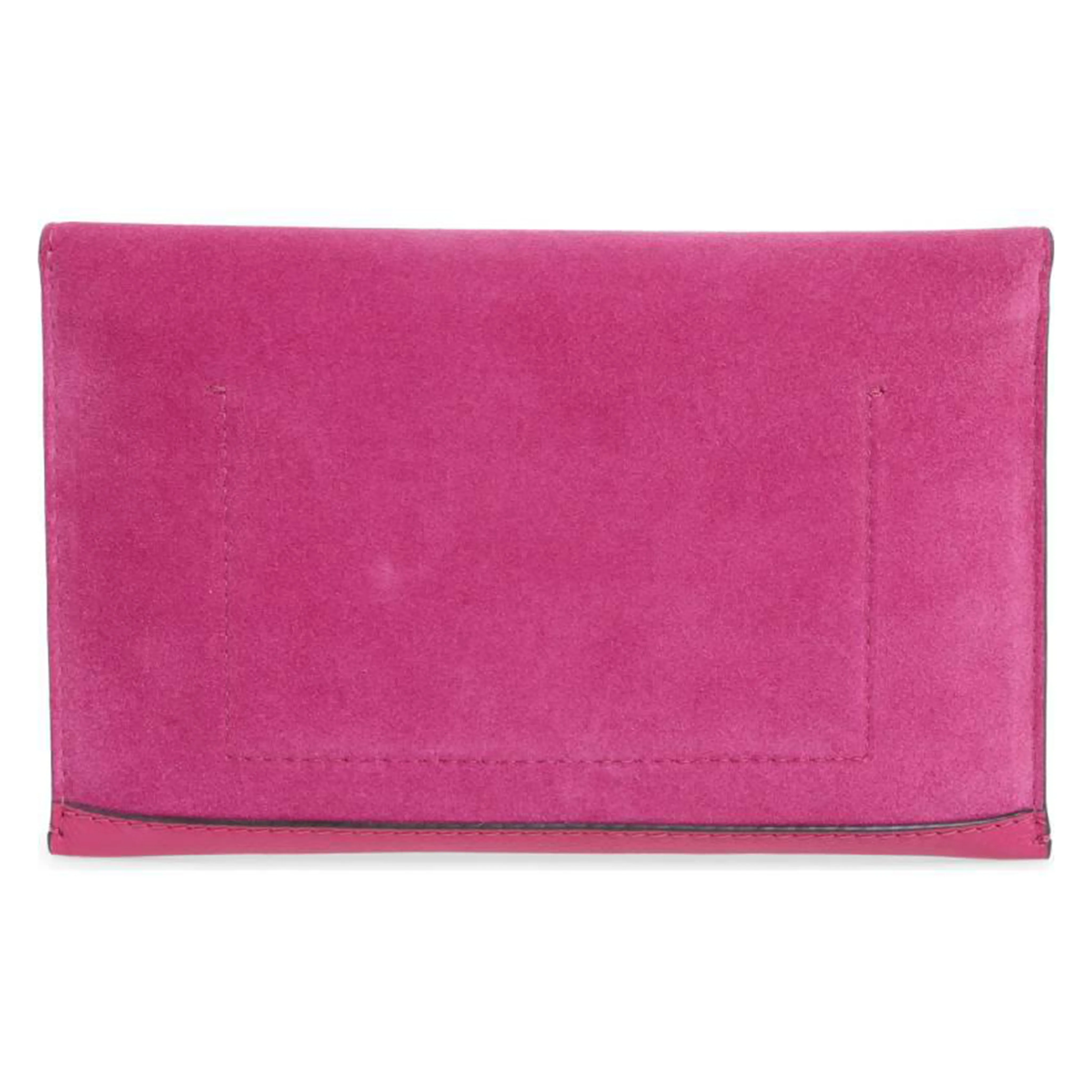 Diane Women's Real Leather Clutch Pink