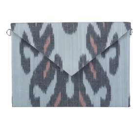 Edisto Silk Ikat Envelope Clutch - Small