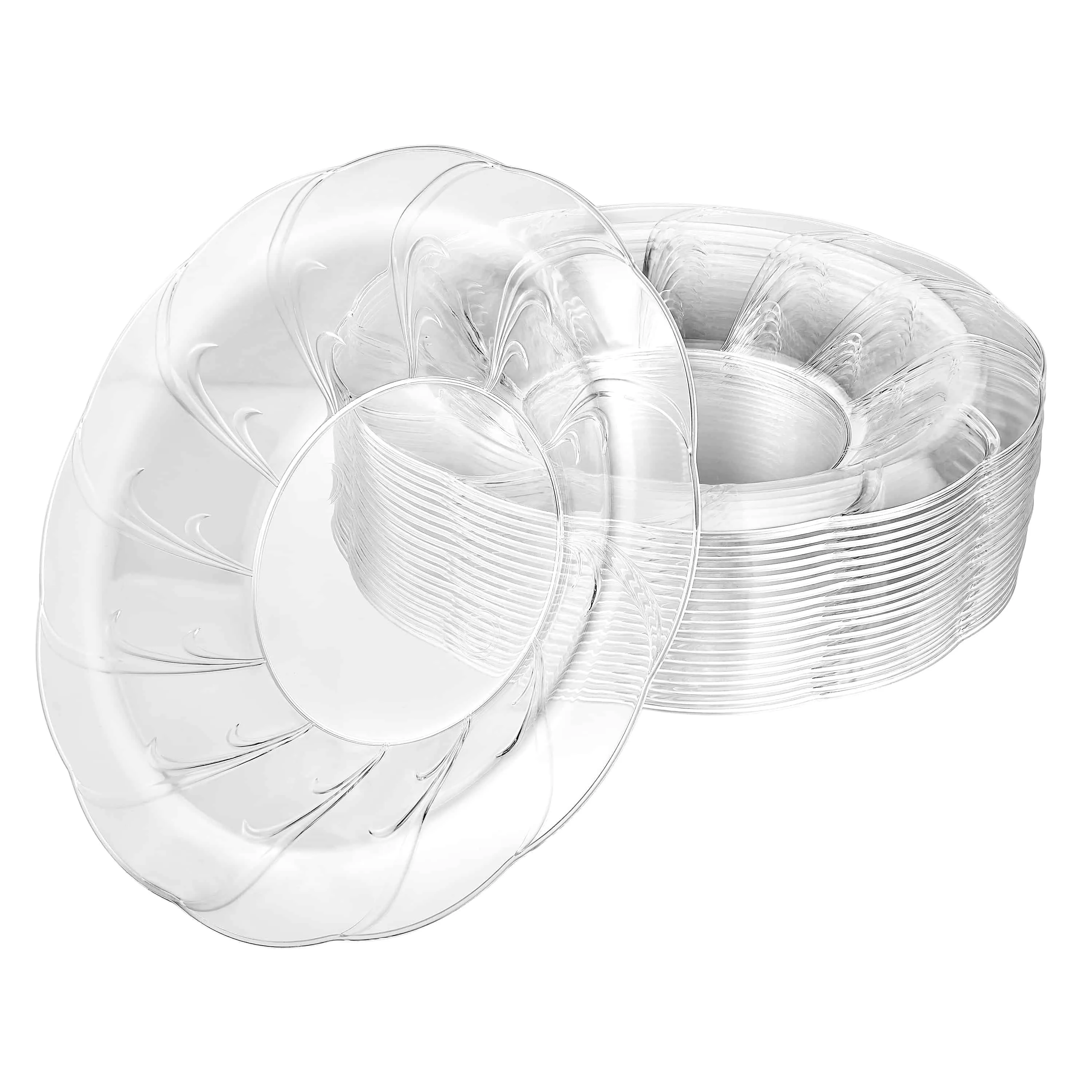 Elegance Premium Plastic Round Dinnerware