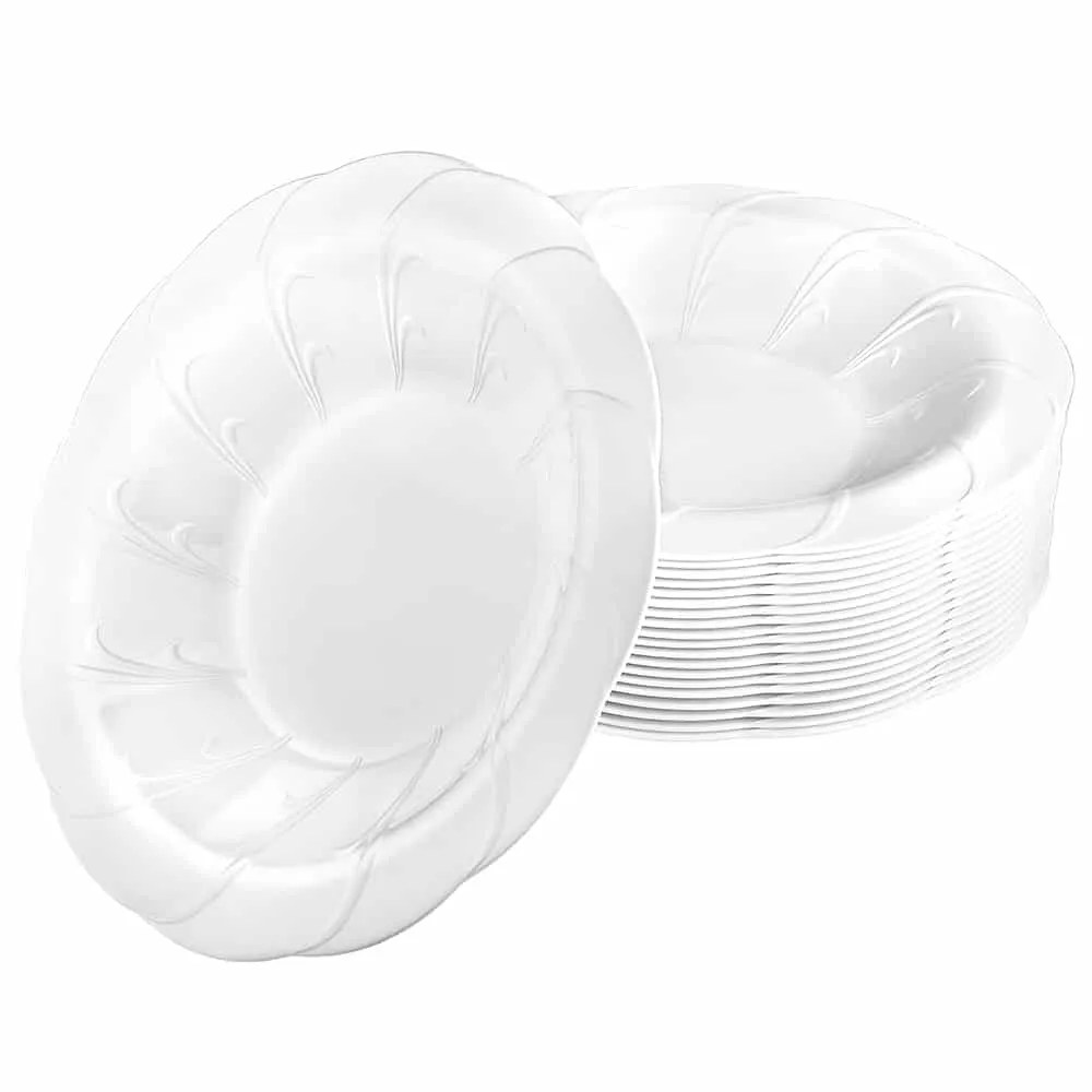 Elegance Premium Plastic Round Dinnerware