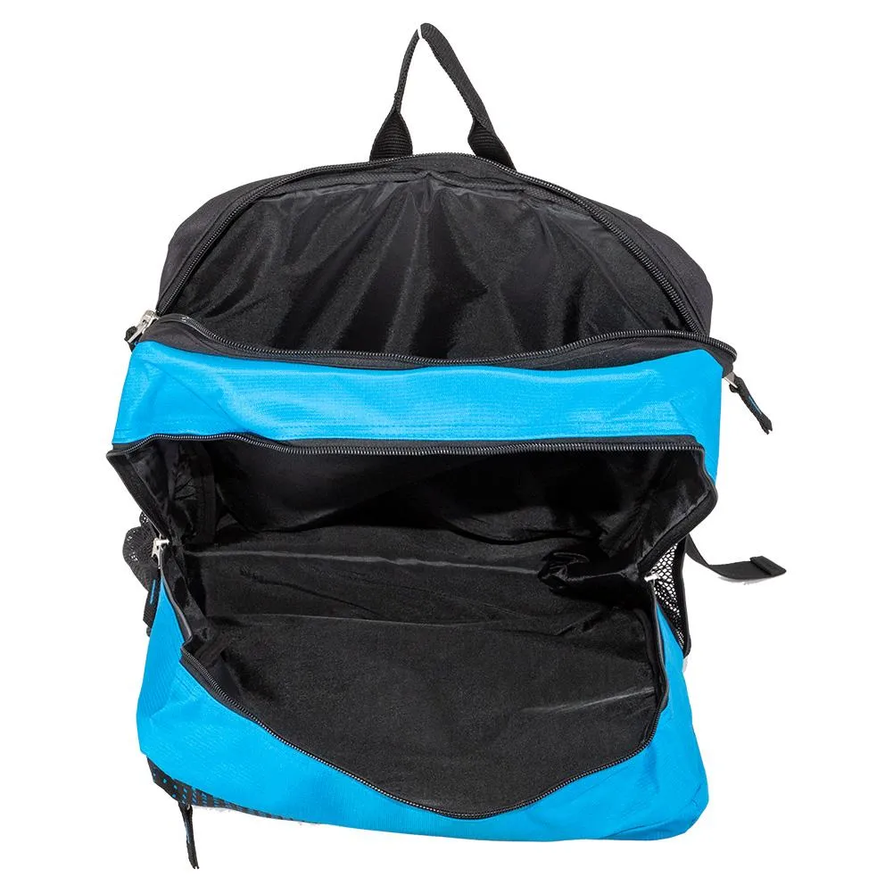 FX Club 1 Pack Tennis Backpack Black and Blue