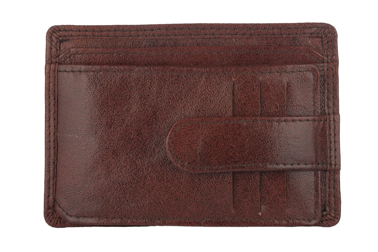 Genuine Leather Card Holder Wallet With 9 Slots, Cash Compartment, Handcrafted Design