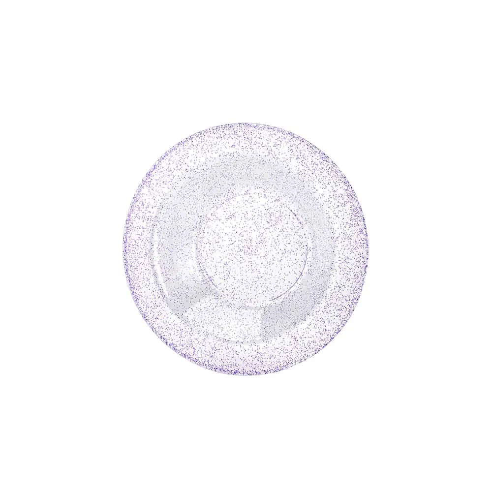 Glitter Premium Plastic Round Dinnerware