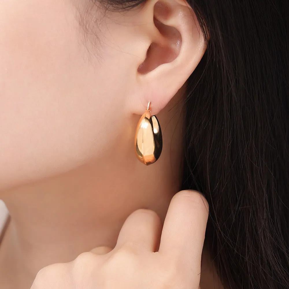 Golden Arc Earrings