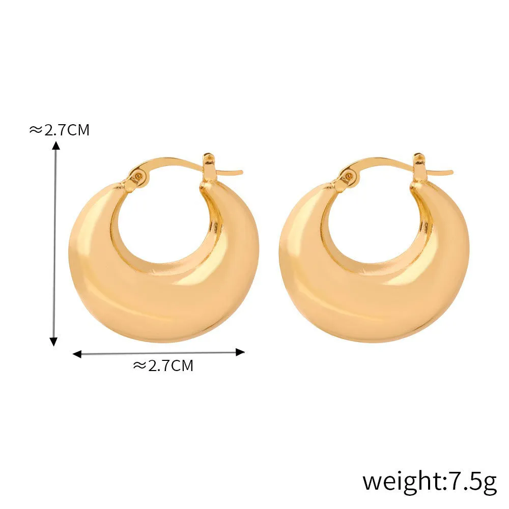 Golden Arc Earrings