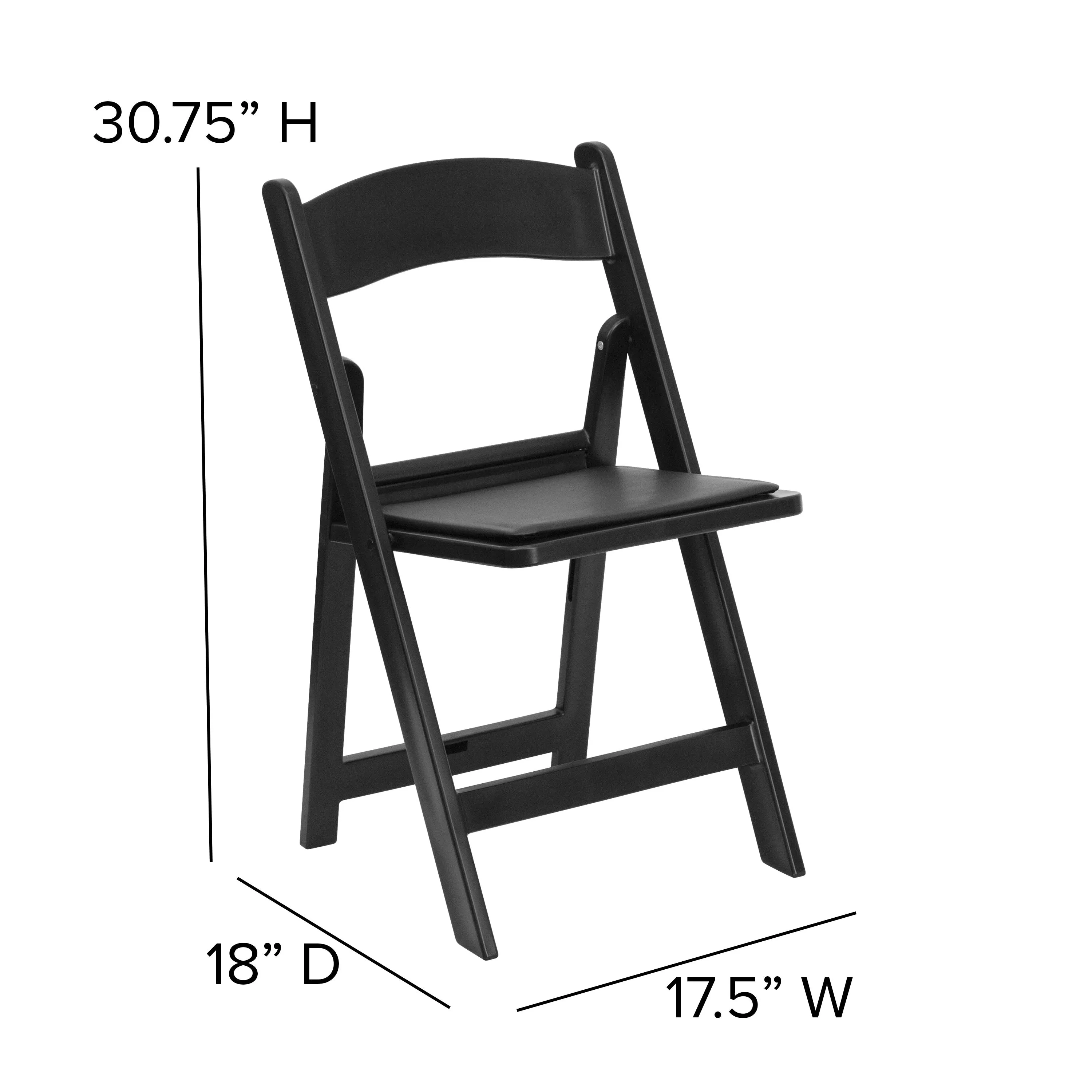 Hercules Folding Chair - Resin – 800LB Weight Capacity Event Chair