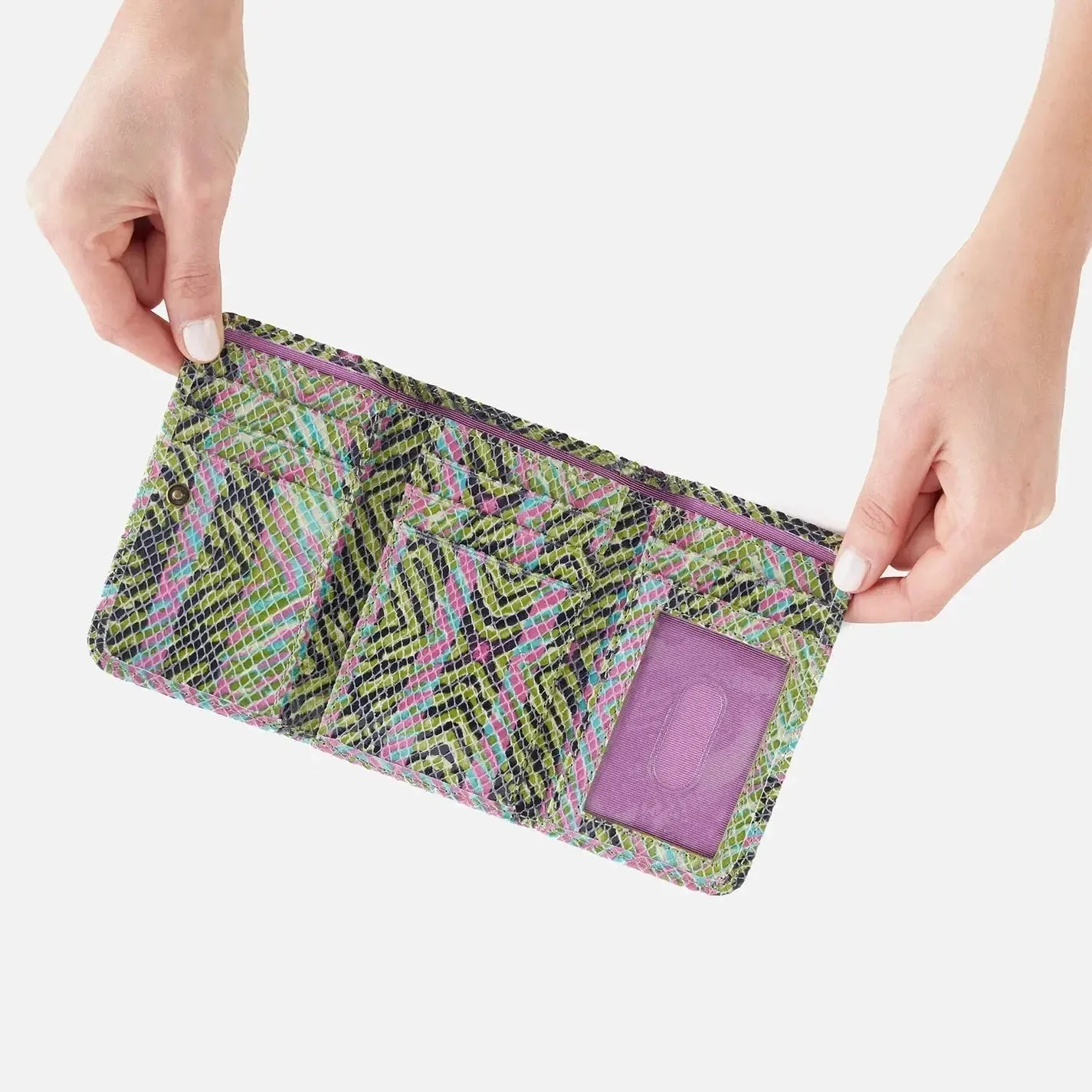 Jill Trifold Wallet - Geo Diamond