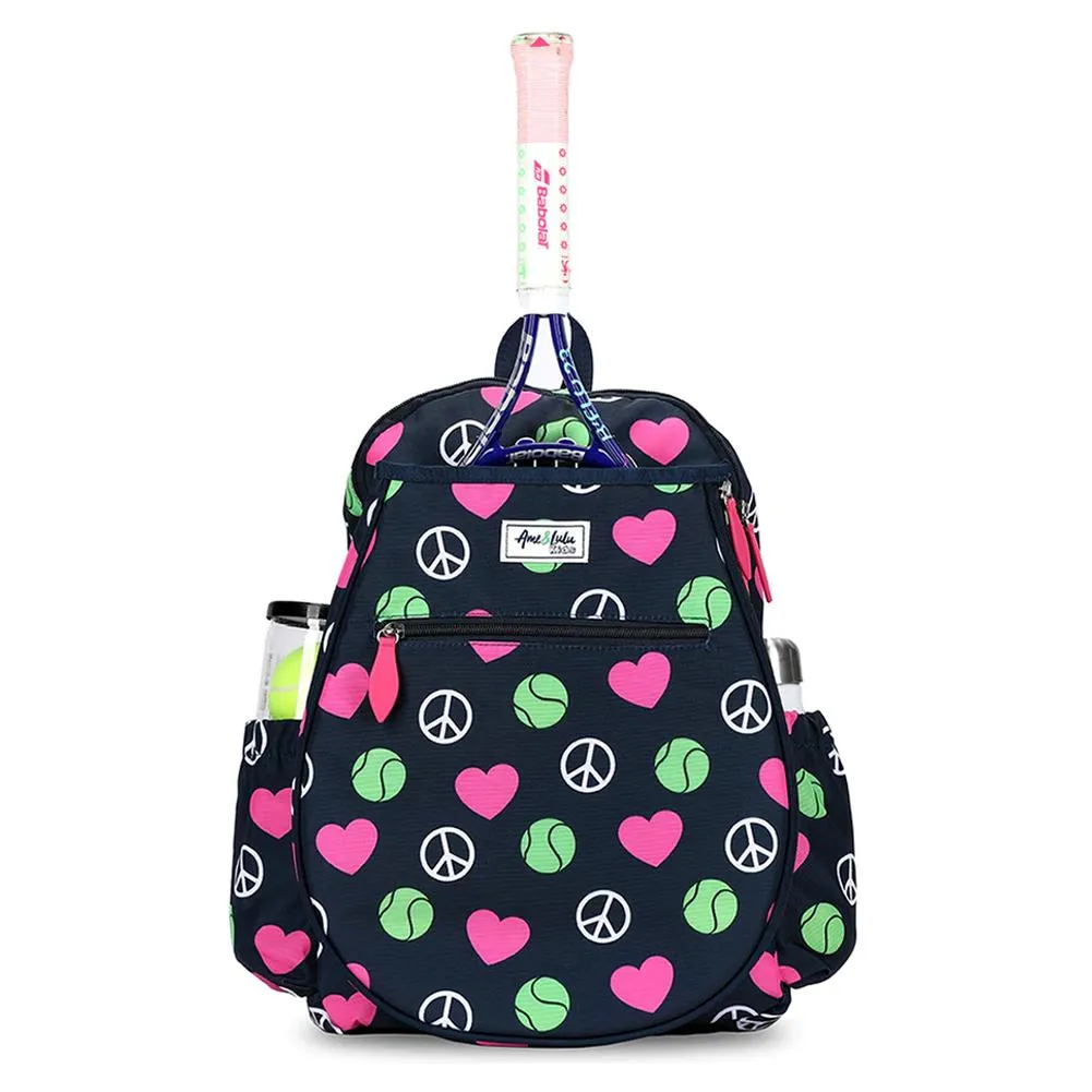 Juniors' Big Love Tennis Backpack Peace Love Tennis