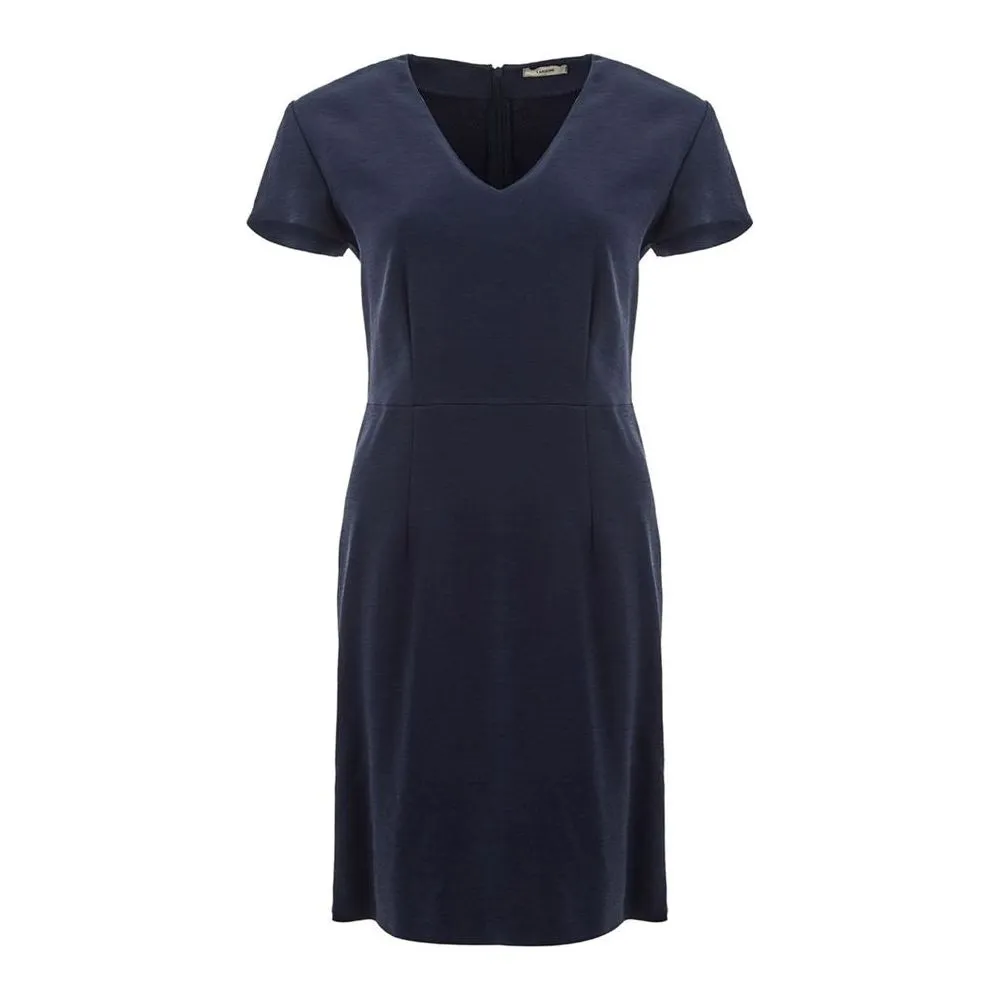 Lardini Elegant Blue Viscose Dress Perfect for Every Occasion