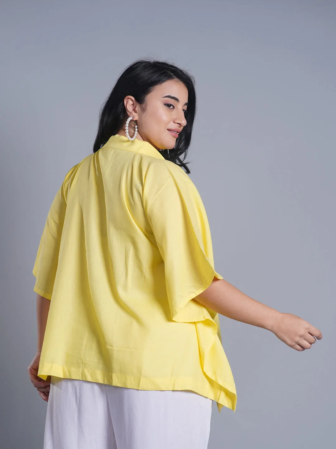 Lemon Kaftan Top - Carnation