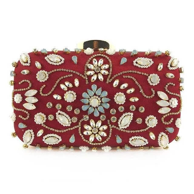 Luxy Moon Beaded Evening Clutches for Weddings