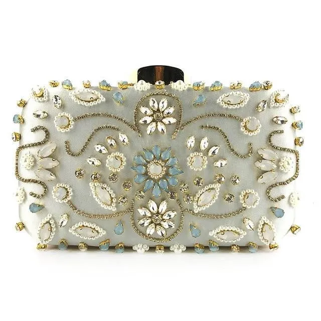 Luxy Moon Beaded Evening Clutches for Weddings