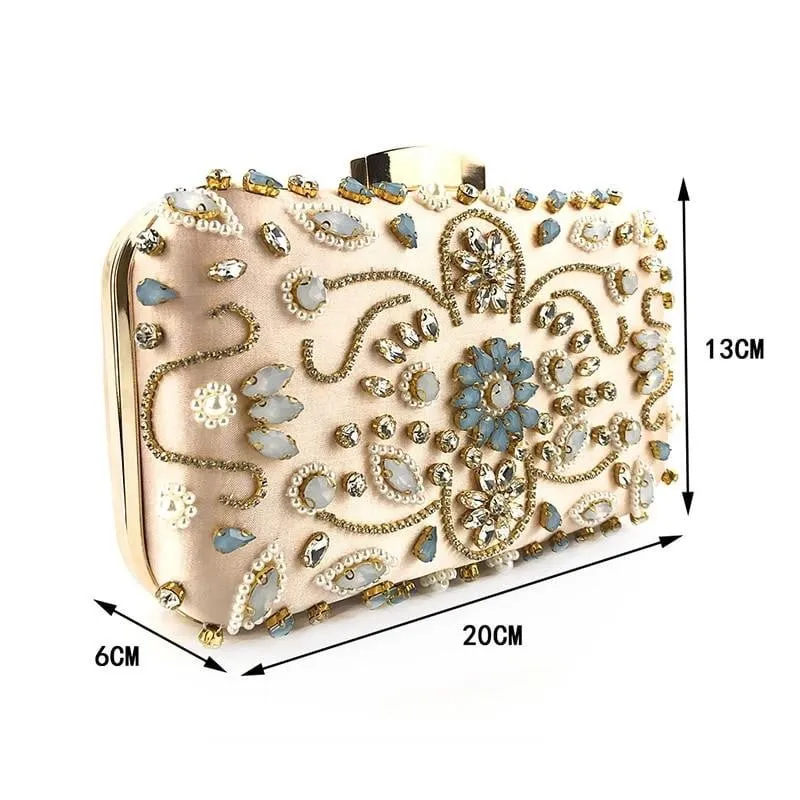 Luxy Moon Beaded Evening Clutches for Weddings