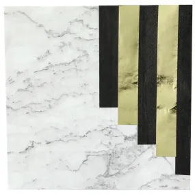 Marble Stripes Premium Paper Lunch Napkin