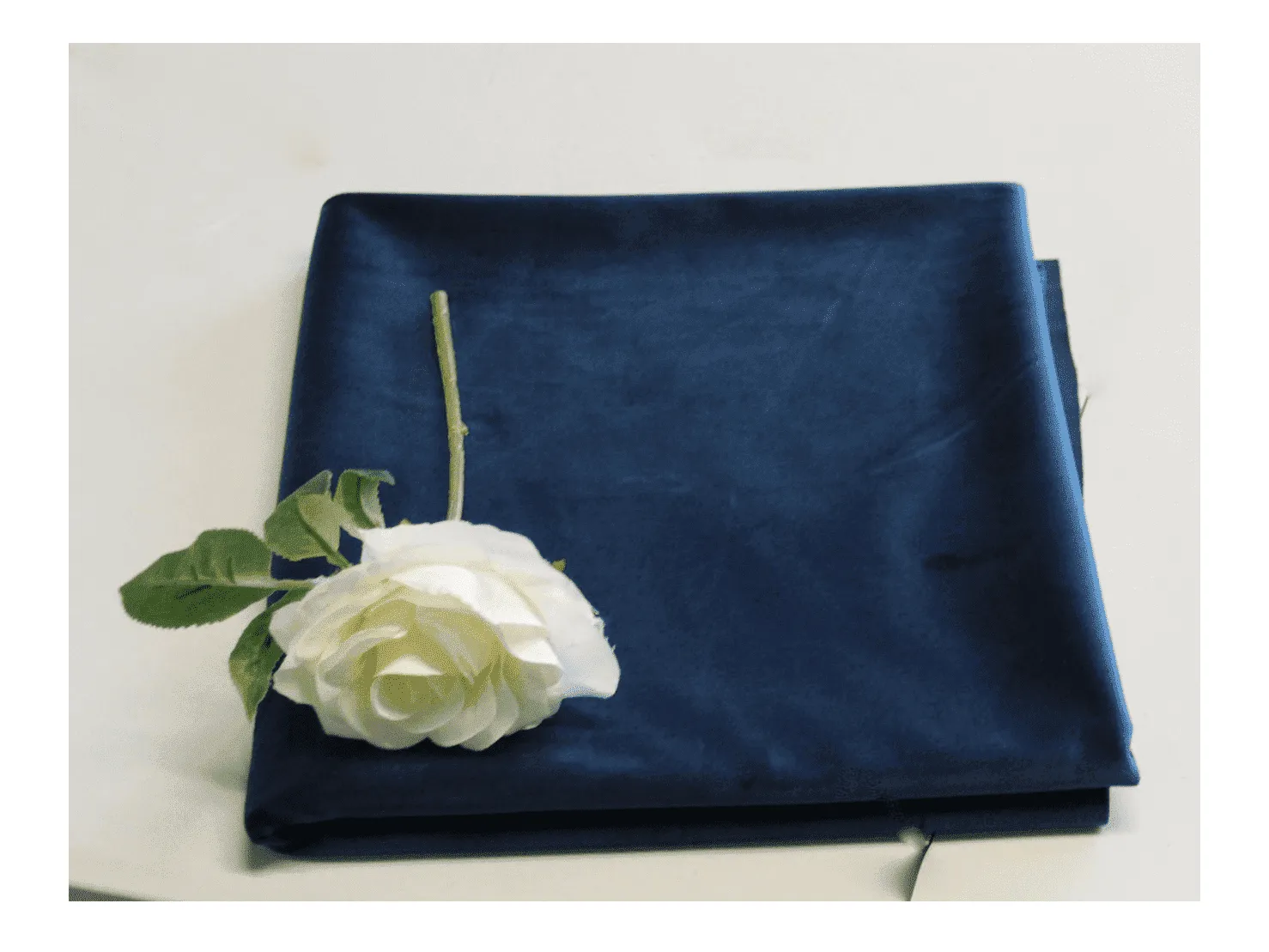 MARINE BLUE - Upholstery / Furnishing  velvet - 140  cms - 330 gsm - by Truly Sumptuous