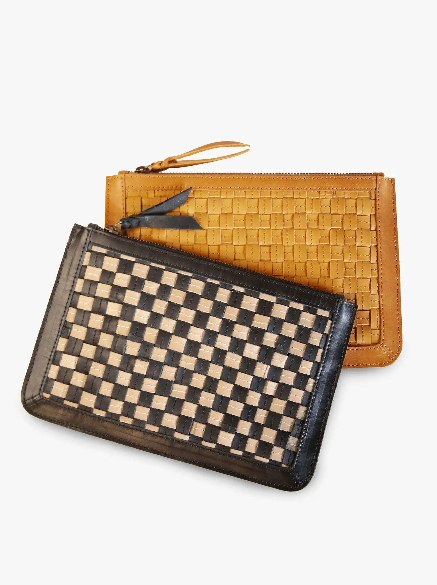 Nesmia Basketweave Clutch