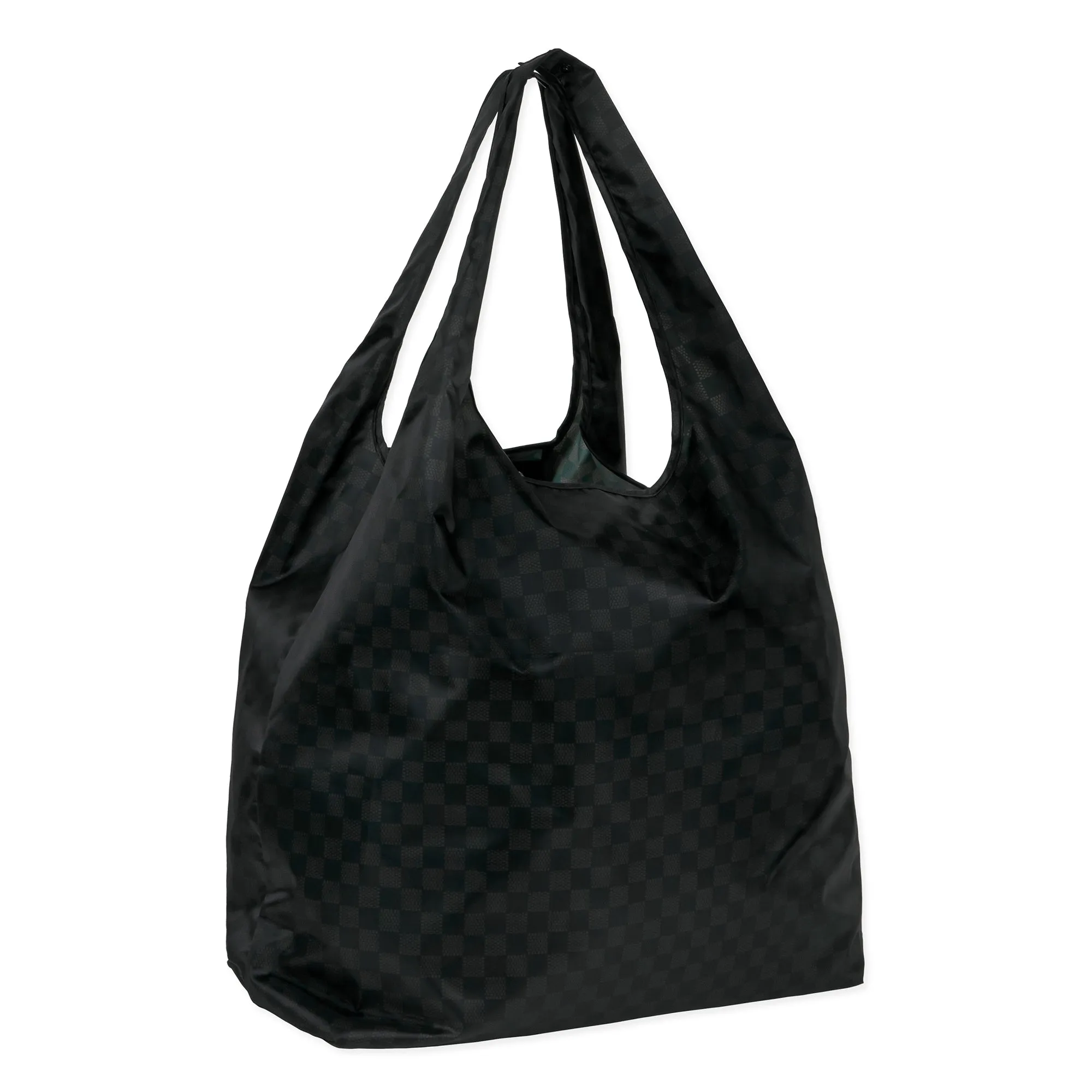 Packable Tote Bag: Rich Black