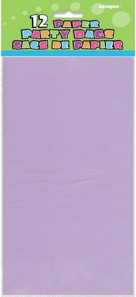 Paper Party Bags - Lavender