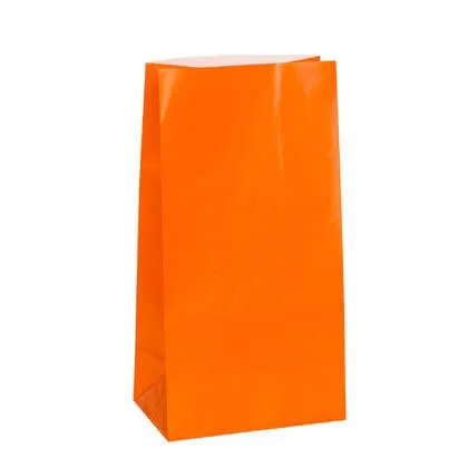 Paper Party Bags -Orange