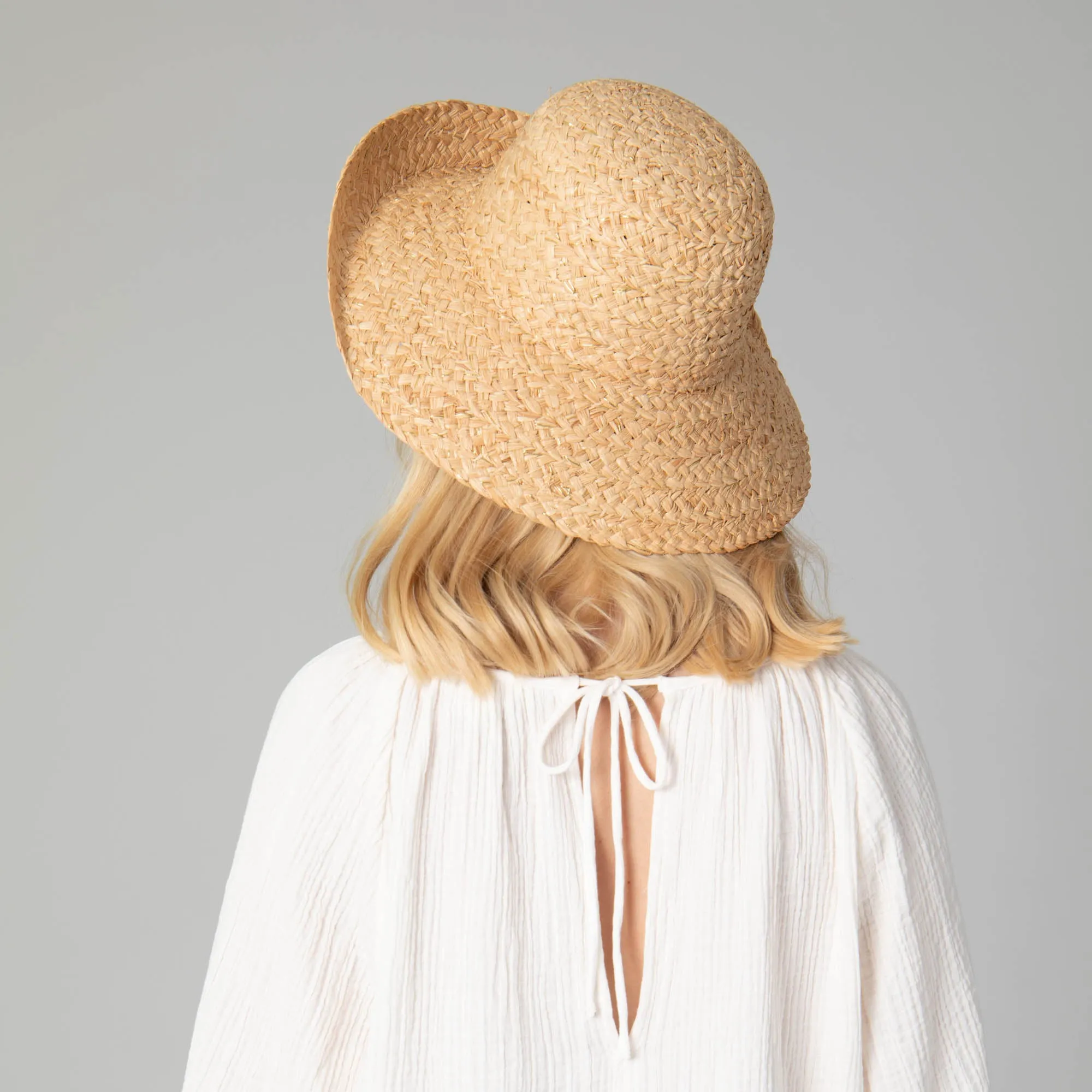 Pearl Women's Raffia Sun Hat