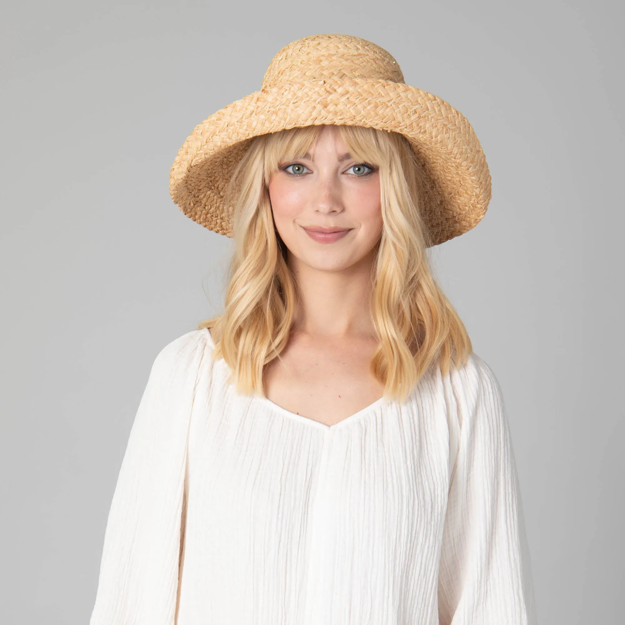 Pearl Women's Raffia Sun Hat