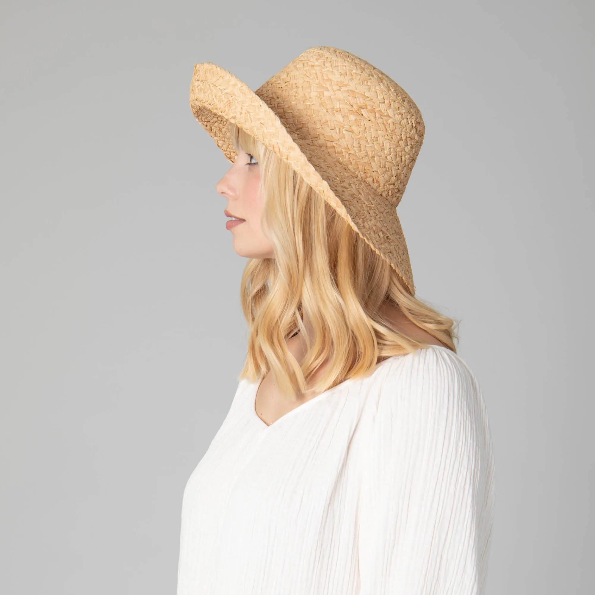 Pearl Women's Raffia Sun Hat