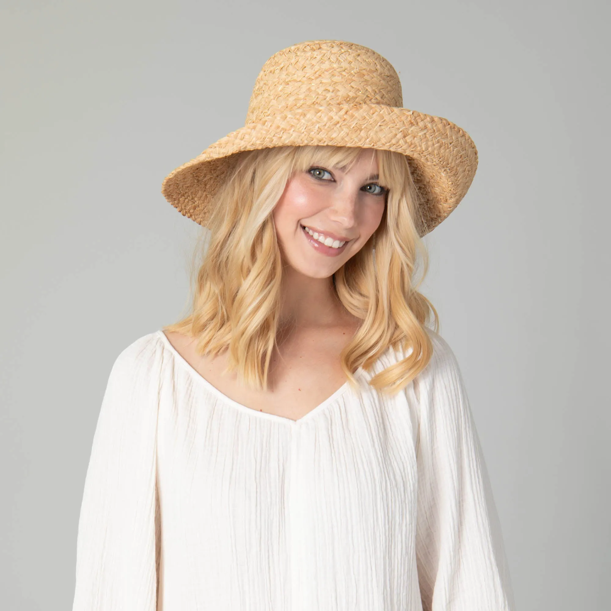 Pearl Women's Raffia Sun Hat