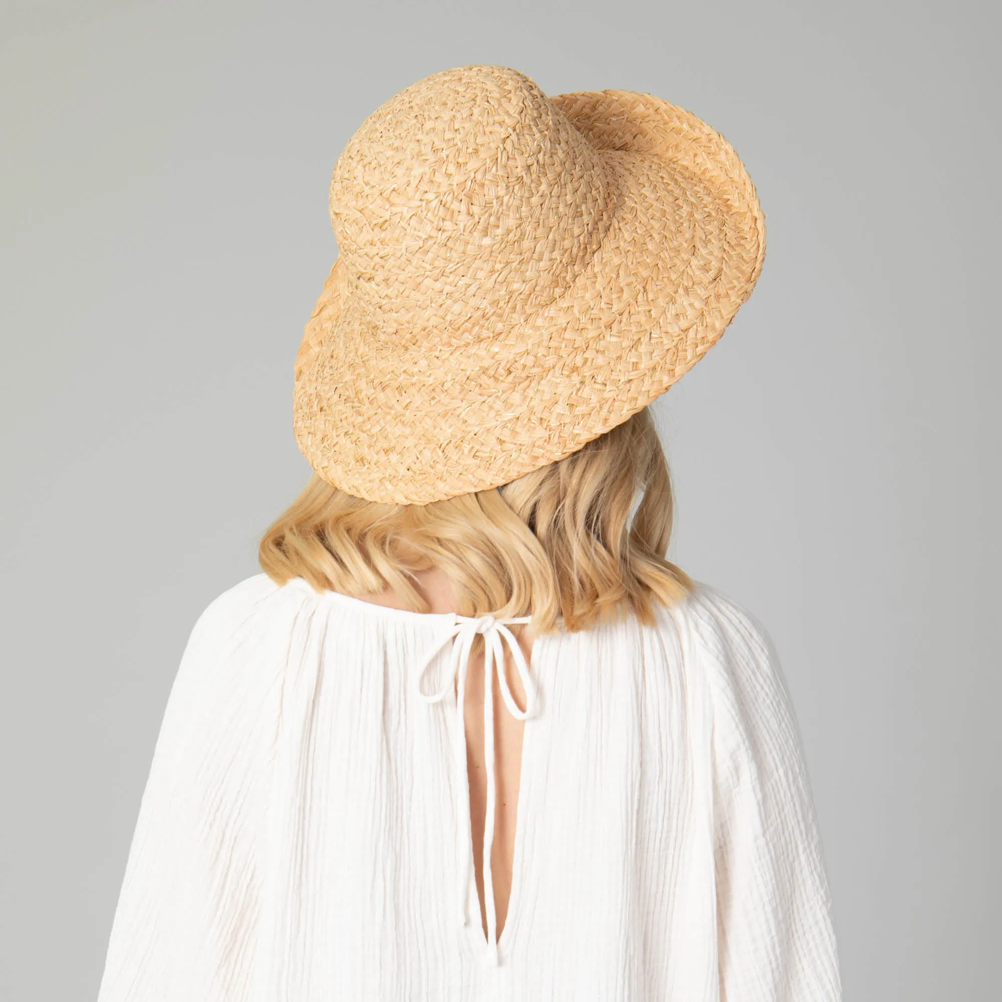 Pearl Women's Raffia Sun Hat