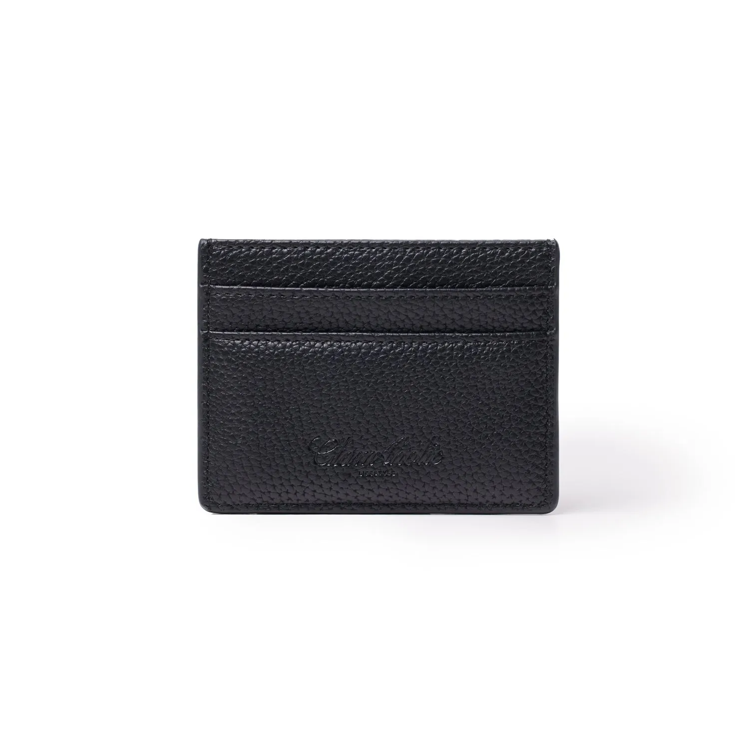 PEBBLE CARDHOLDER BLACK