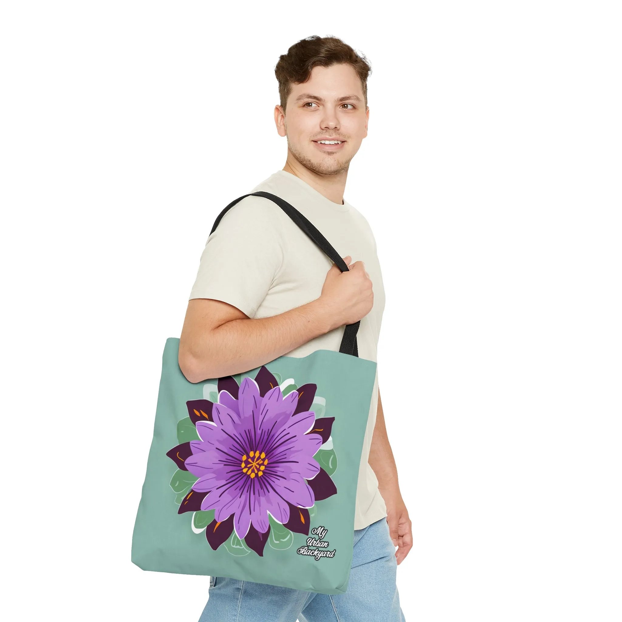 Purple Flower, Tote Bag for Everyday Use - Durable and Functional