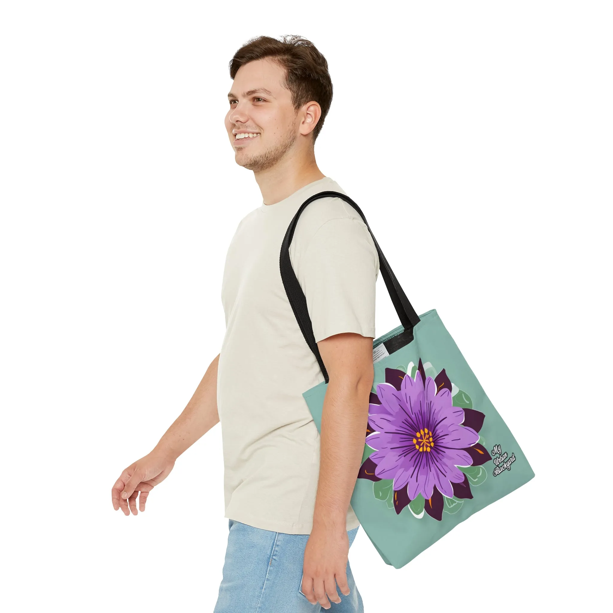 Purple Flower, Tote Bag for Everyday Use - Durable and Functional