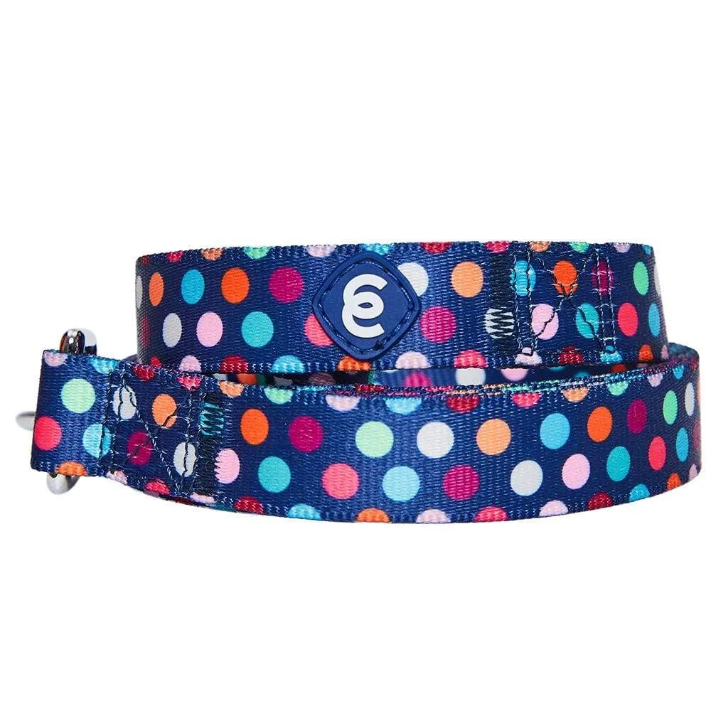 Rainbow Polka Dots Dog Leash