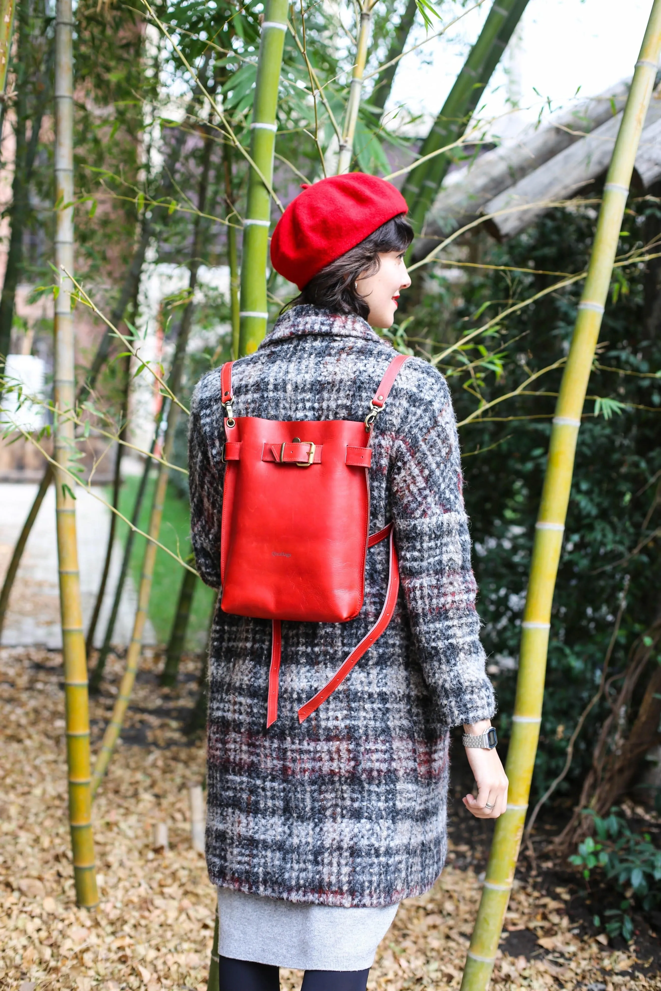 Red Leather Bag