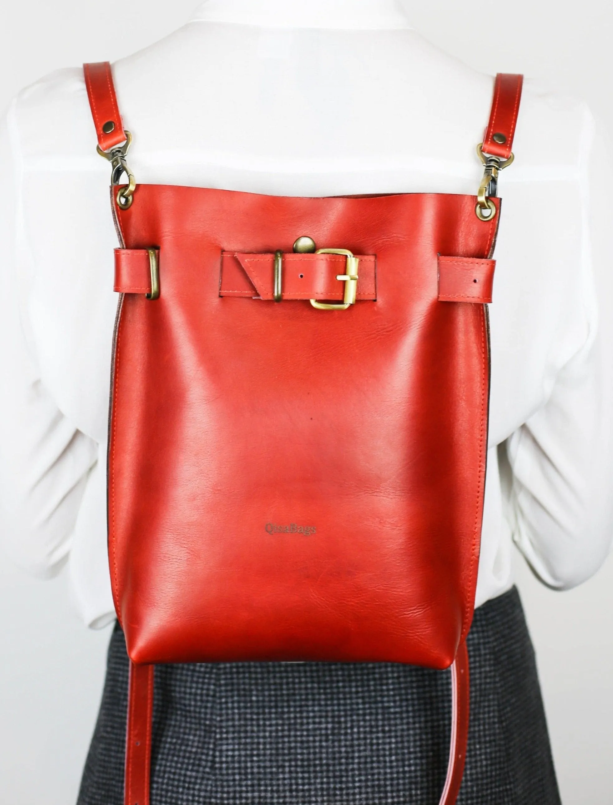 Red Leather Bag