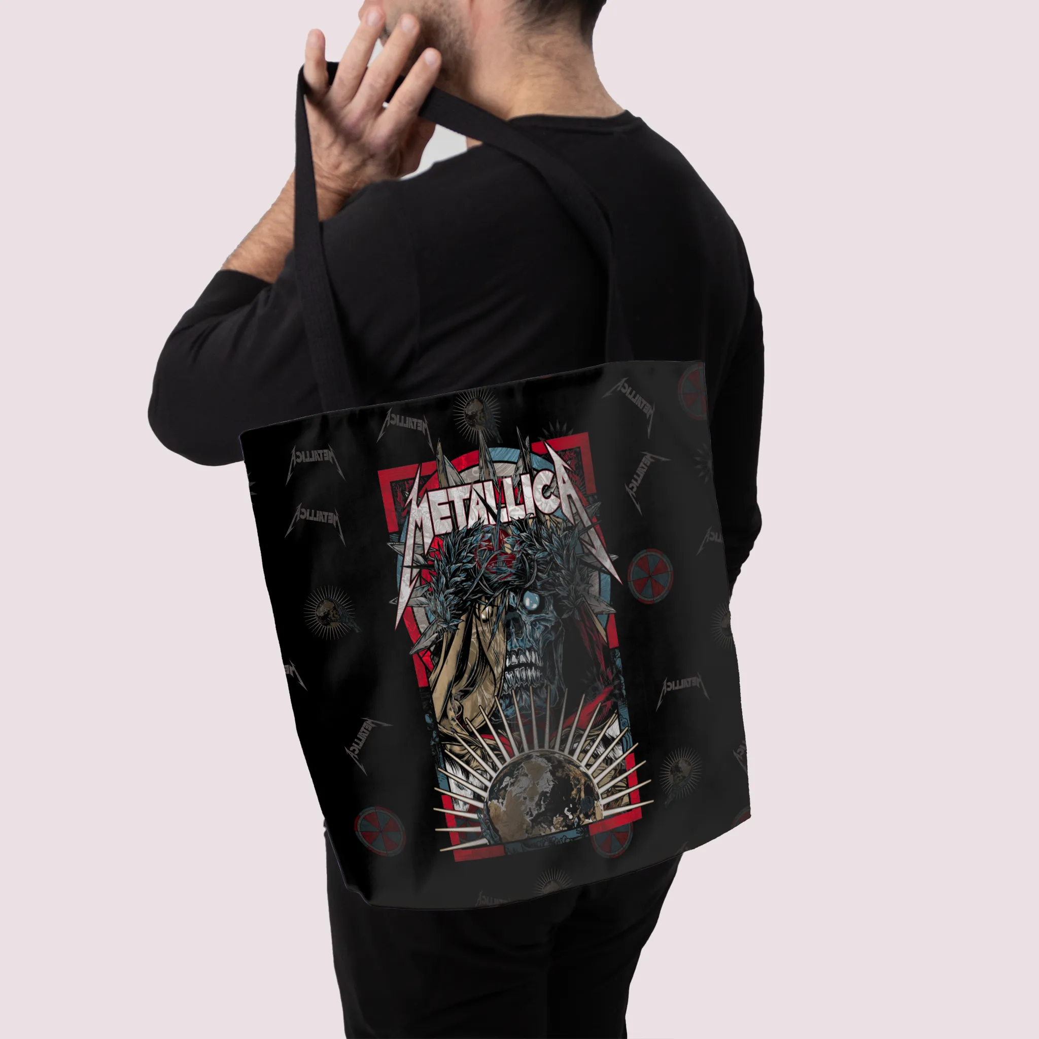 Rocksax Metallica Premier Tote Bag -Skull